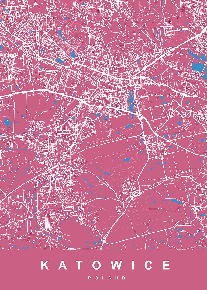 MAP KATOWICE POLAND