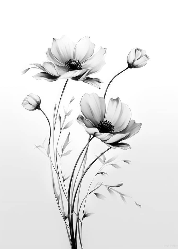 Drawn Flowers