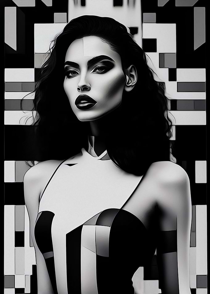 Exotic woman art