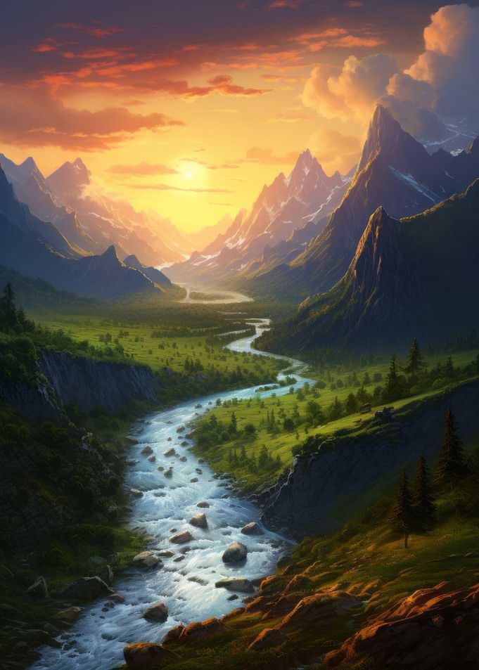 Mountains and Valleys