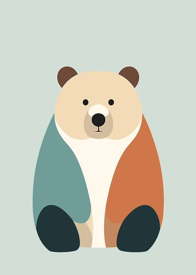 Animal Minimalist Flat