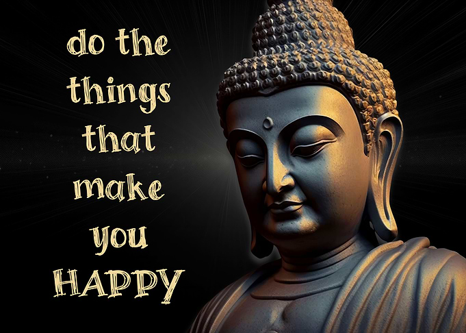 HAPPY BUDDHA POSTER