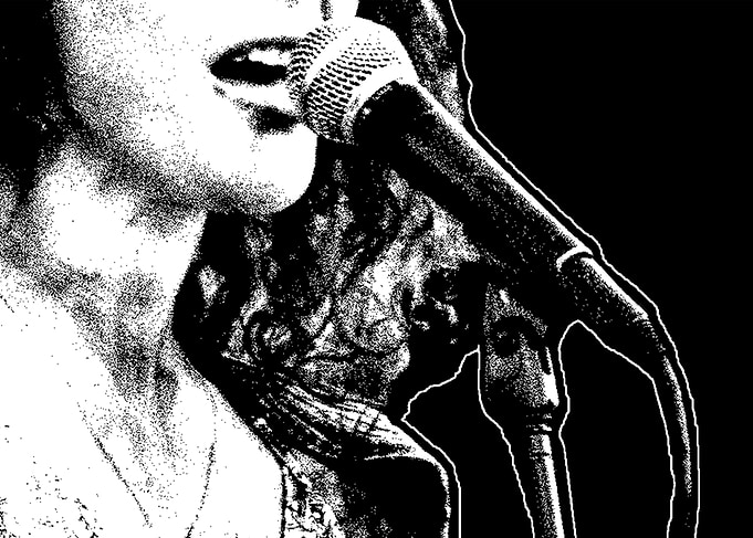 Ink and Echoes BW