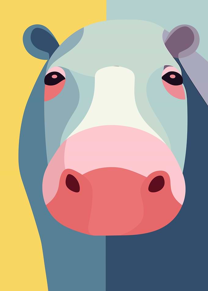 Animal Minimalist Flat