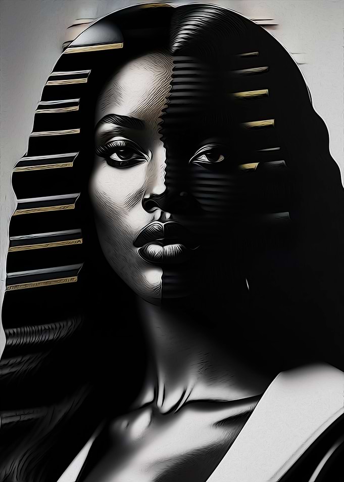 Exotic woman art