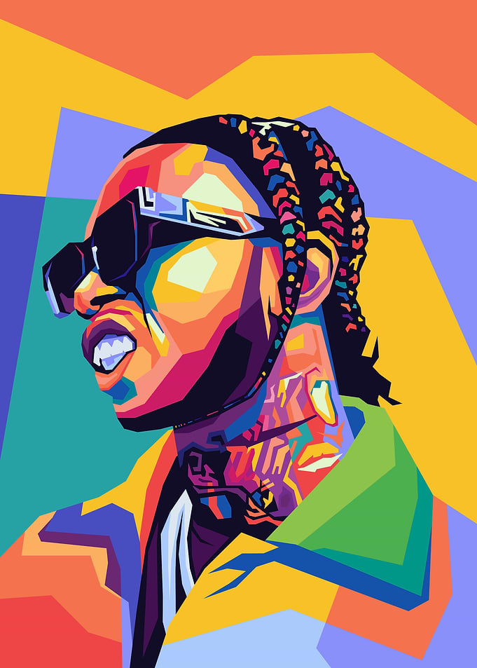 Rap pop art