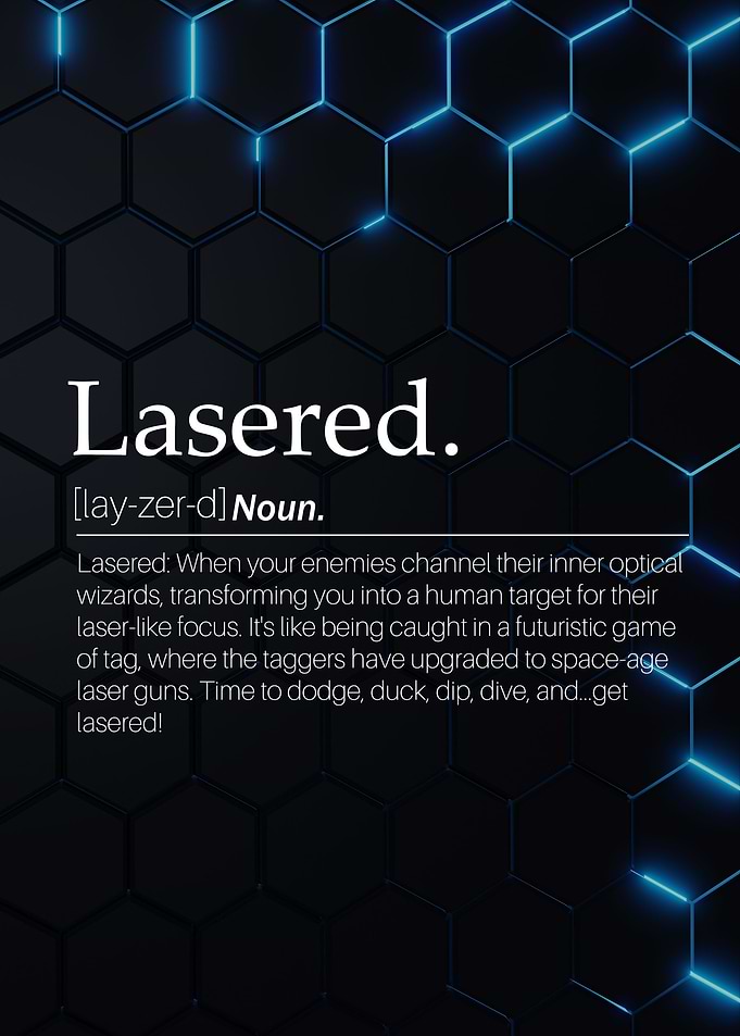 Lasered gaming definition