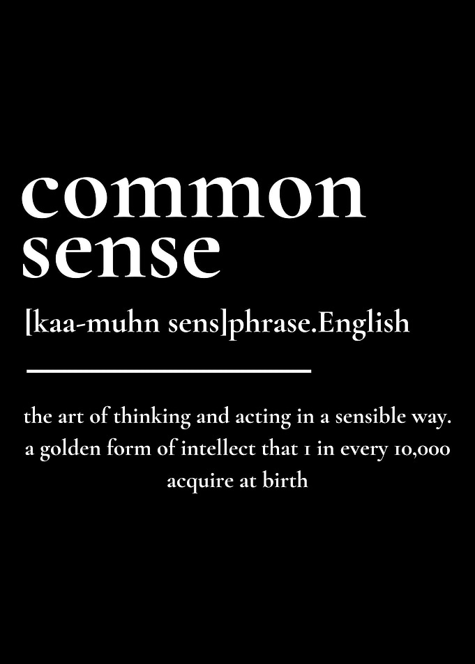 commom sense funny office