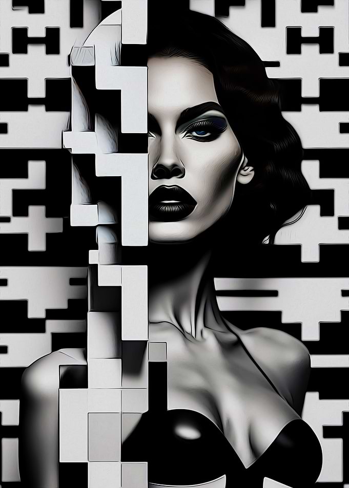 Exotic woman art