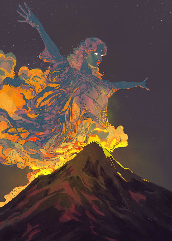 Angry earth goddess