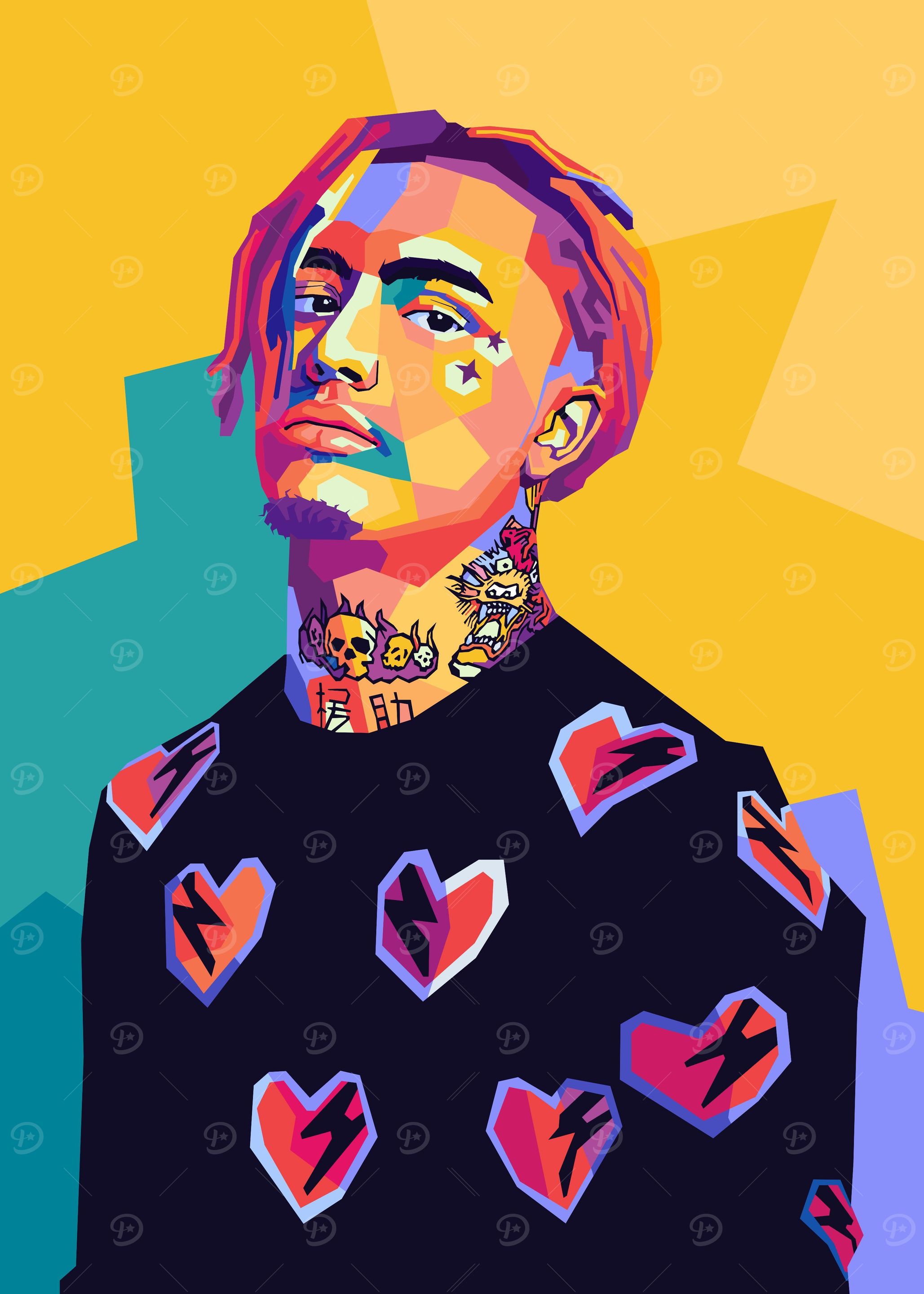 musician rap pump pop art