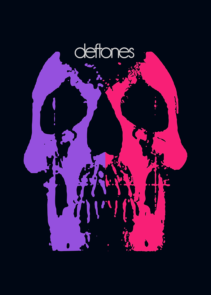 grunge skull