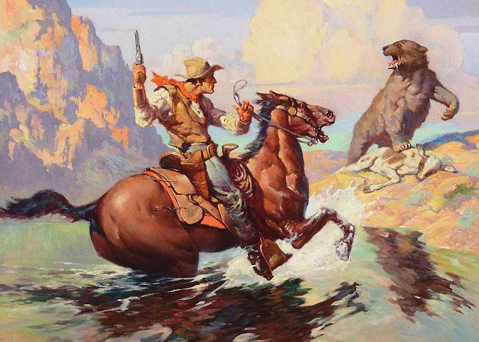 Cowboy Hunting Grizzly