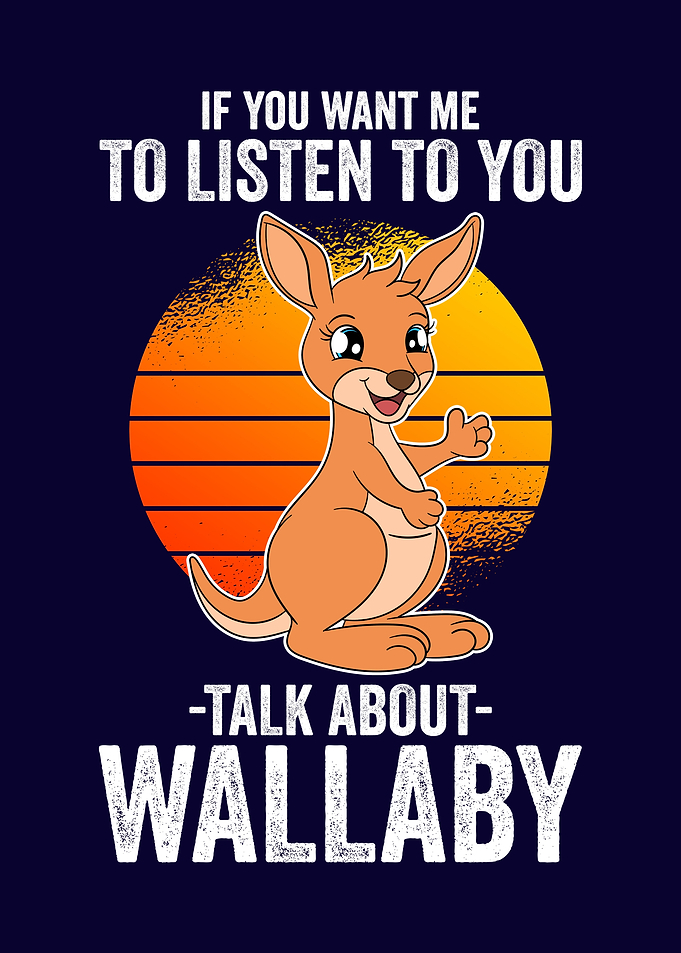 Funny Wallaby