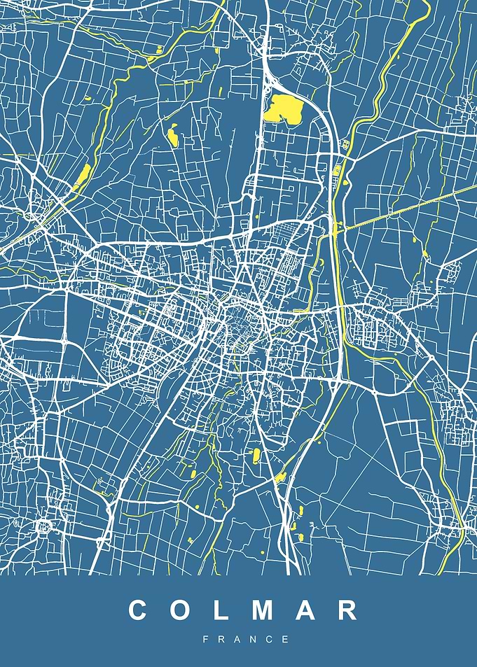 MAP COLMAR FRANCE