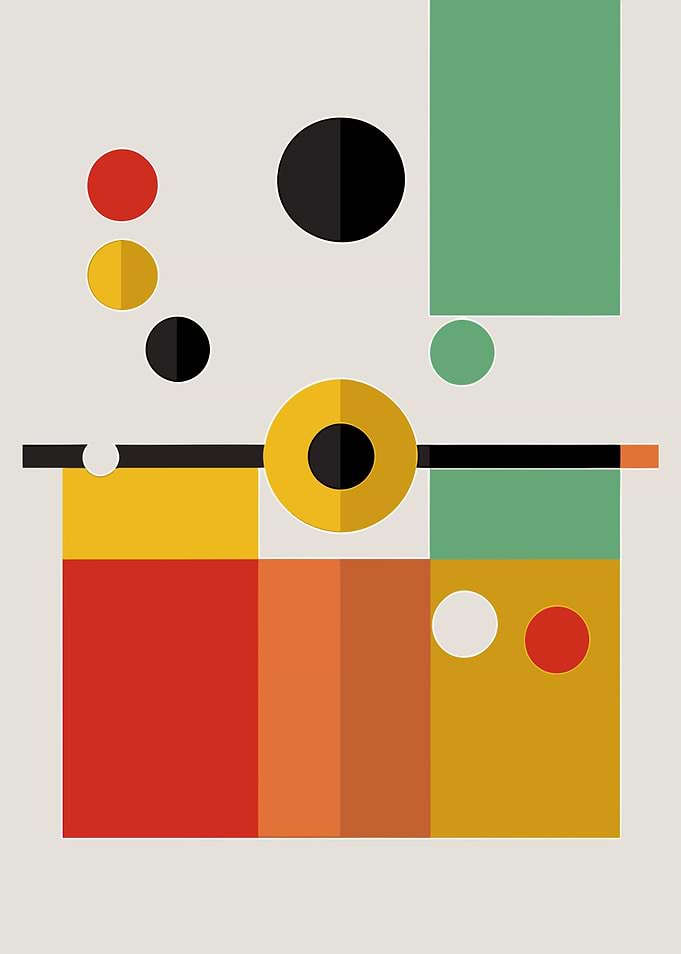Abstract Shapes Bauhaus