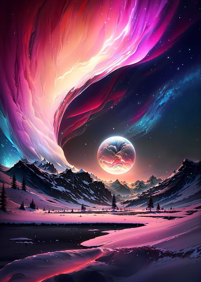 Aurora Galaxy Dreamscape