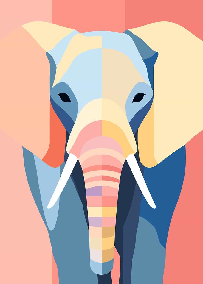 Animal Minimalist Flat