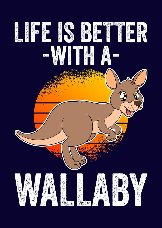 Funny Wallaby