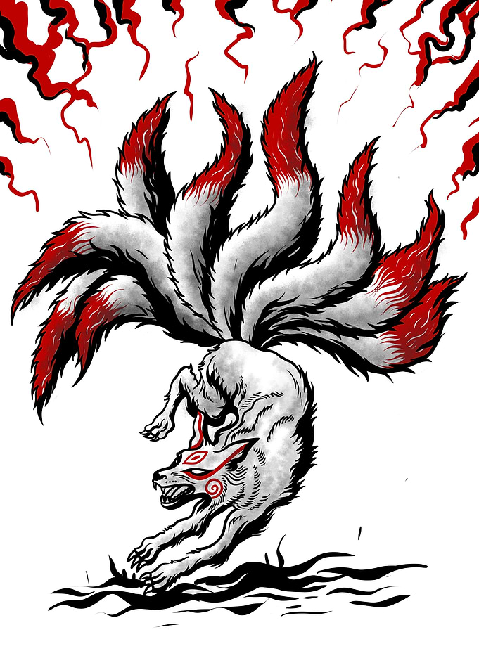 japanese fox kitsune