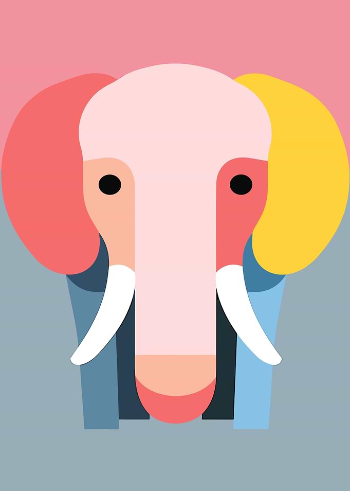 Animal Minimalist Flat