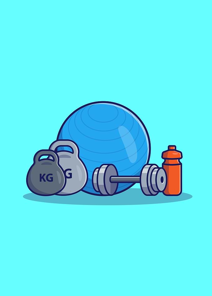Barbell Dumbbell Bottle