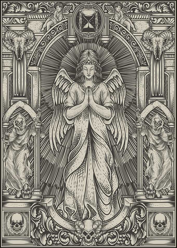 angel praying