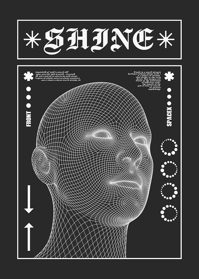 Hand drawn Shine