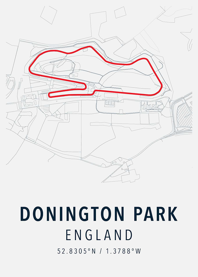 donington park simple map