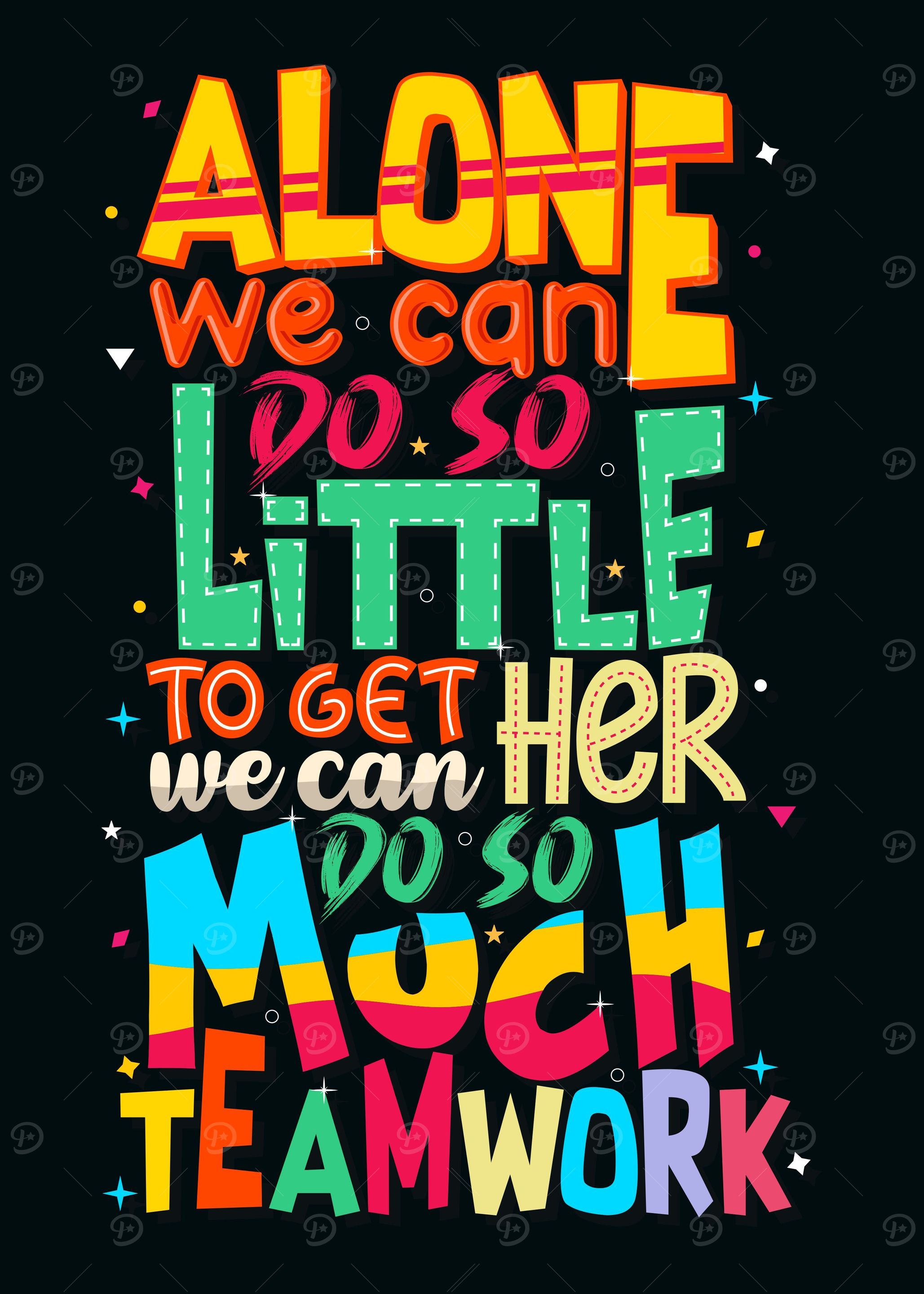Alone we can do so little