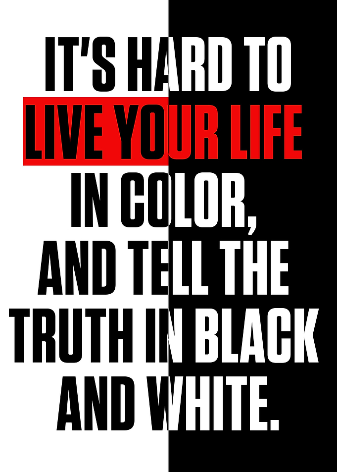 Its hard to live your