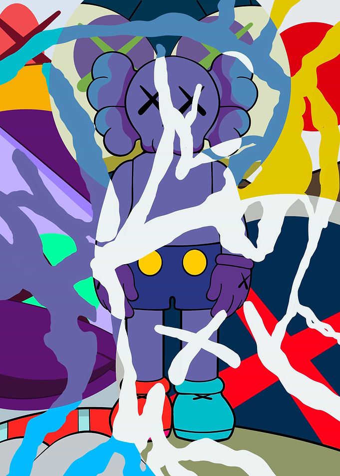 Abstract kaws
