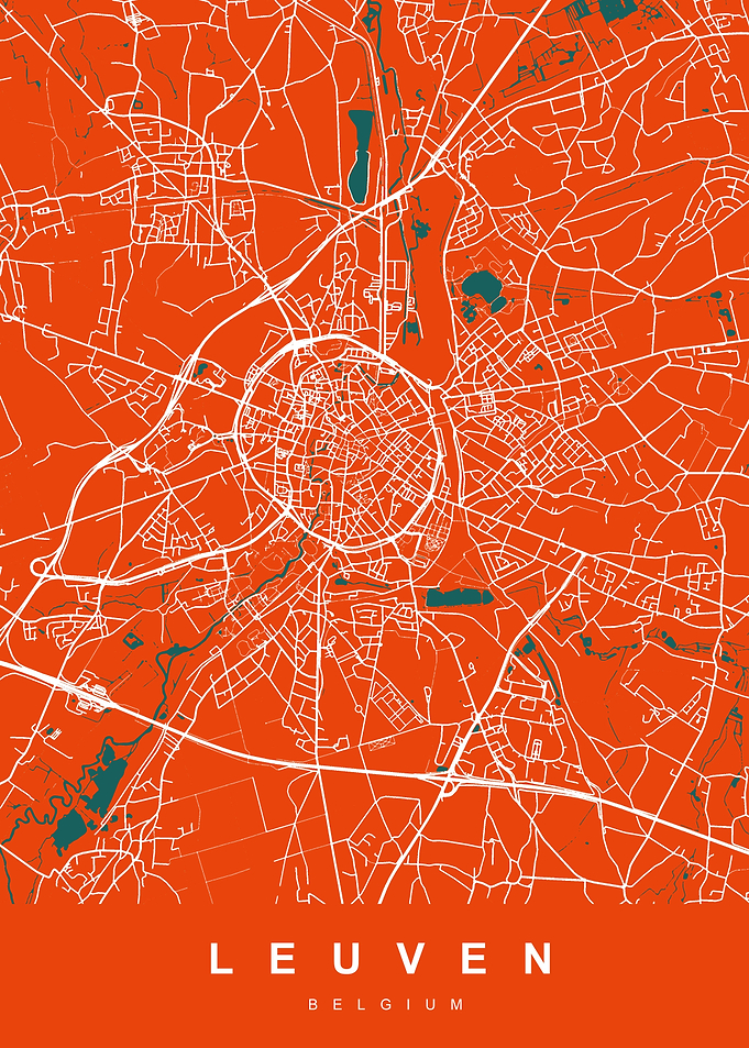 MAP LEUVEN BELGIUM