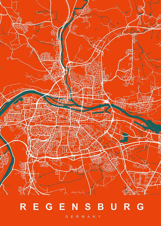 MAP REGENSBURG GERMANY