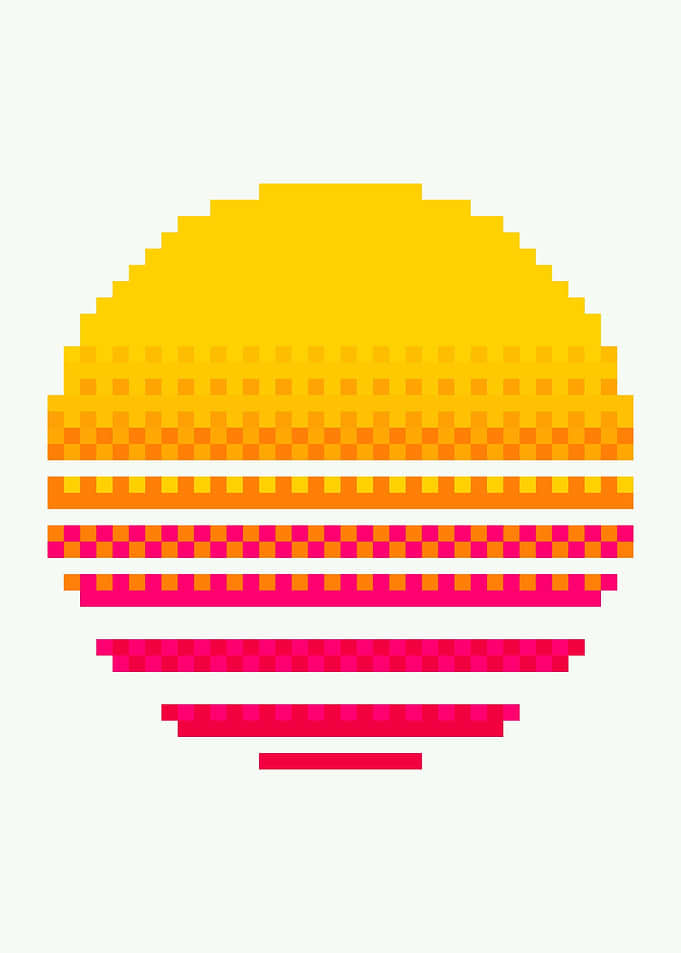 Sun Pixel Art