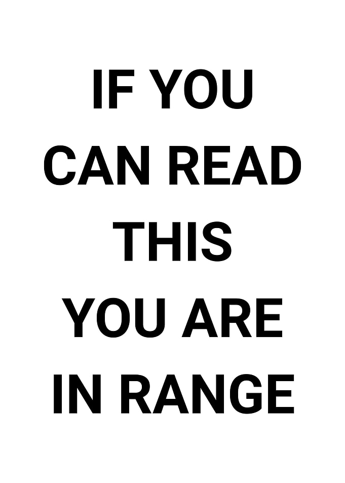 IF YOU CAN READ THIS 001