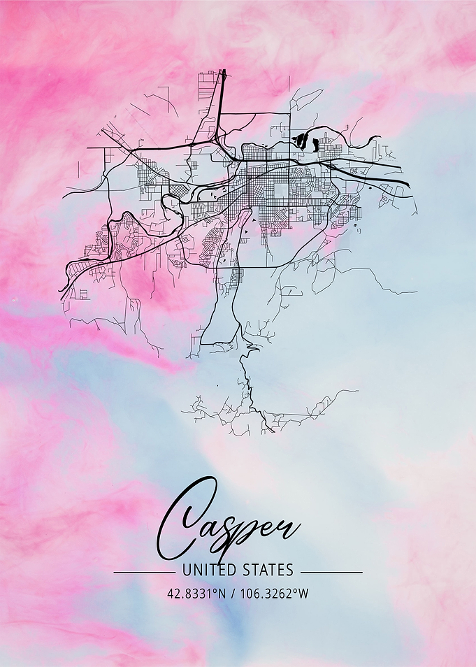 Casper Beta Watercolor Map