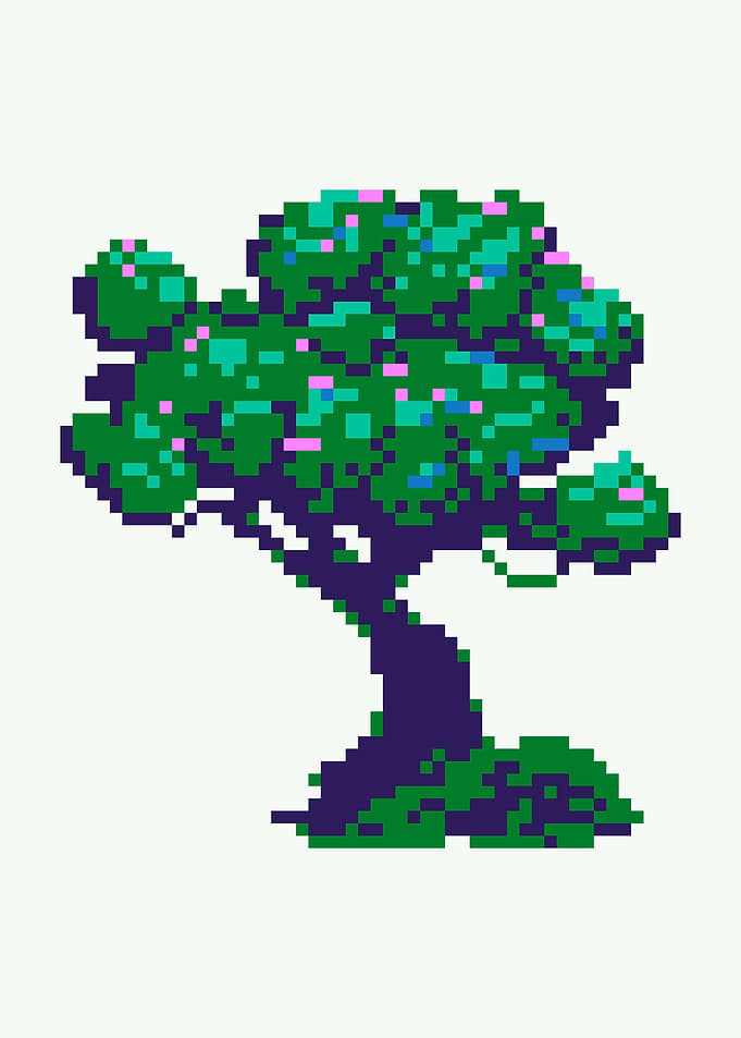Tree Pixel Art