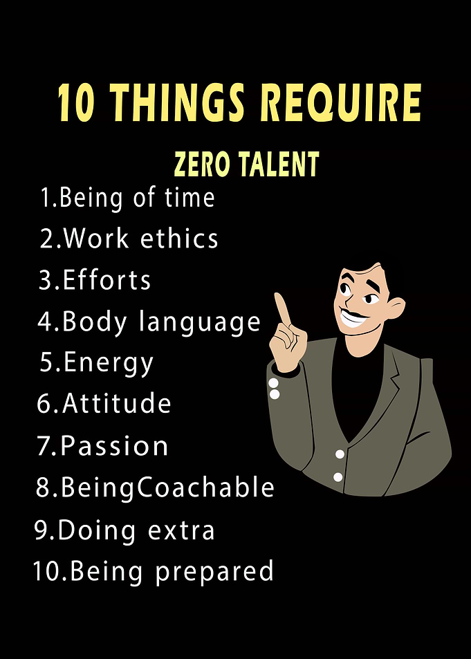 Require Zero Talent