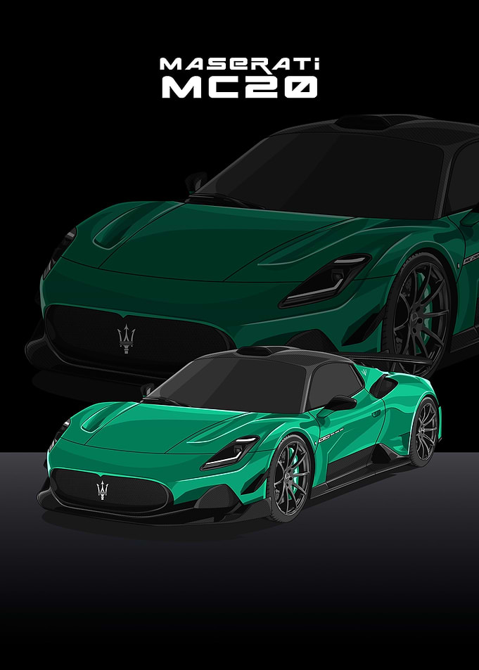 maserati mc20 green