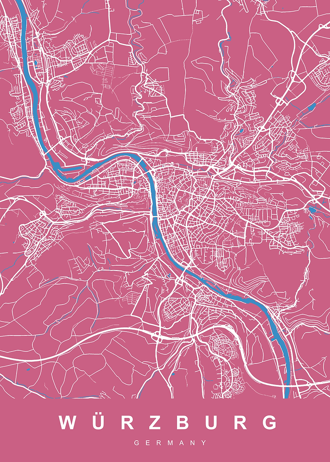 MAP WURZBURG GERMANY
