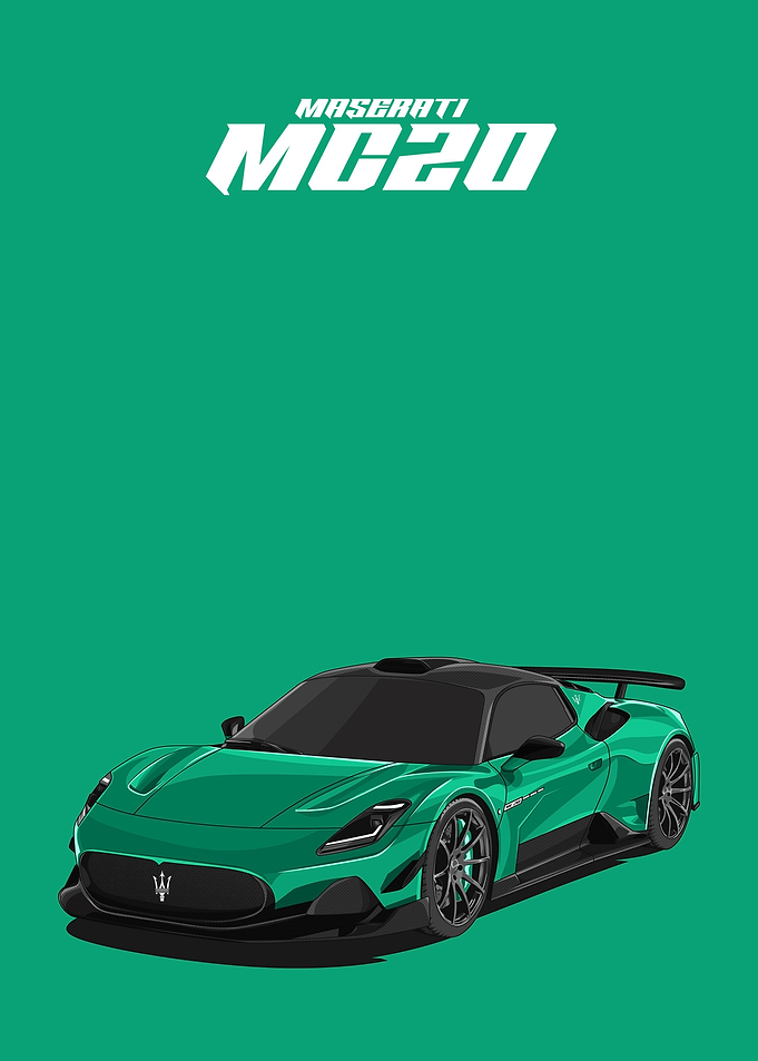 maserati mc20 green