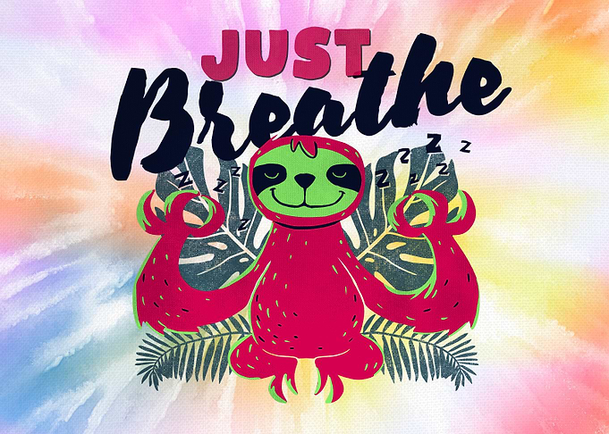 Just Breathe tropical