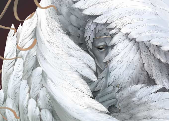 Mysterious winged creature