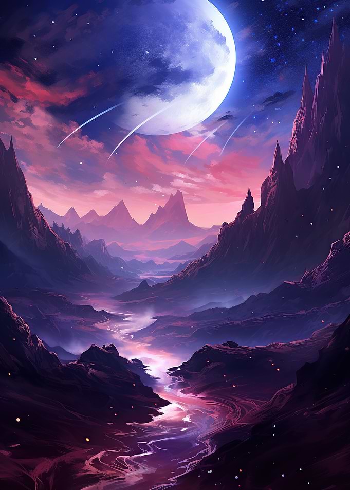 Galaxy purple