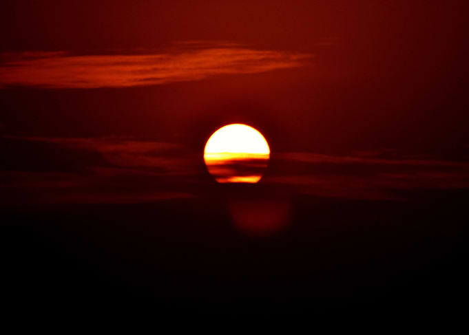 Beauty of the rising sun