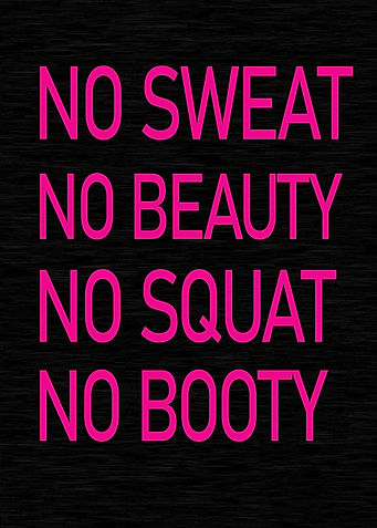 sweat beauty squat booty
