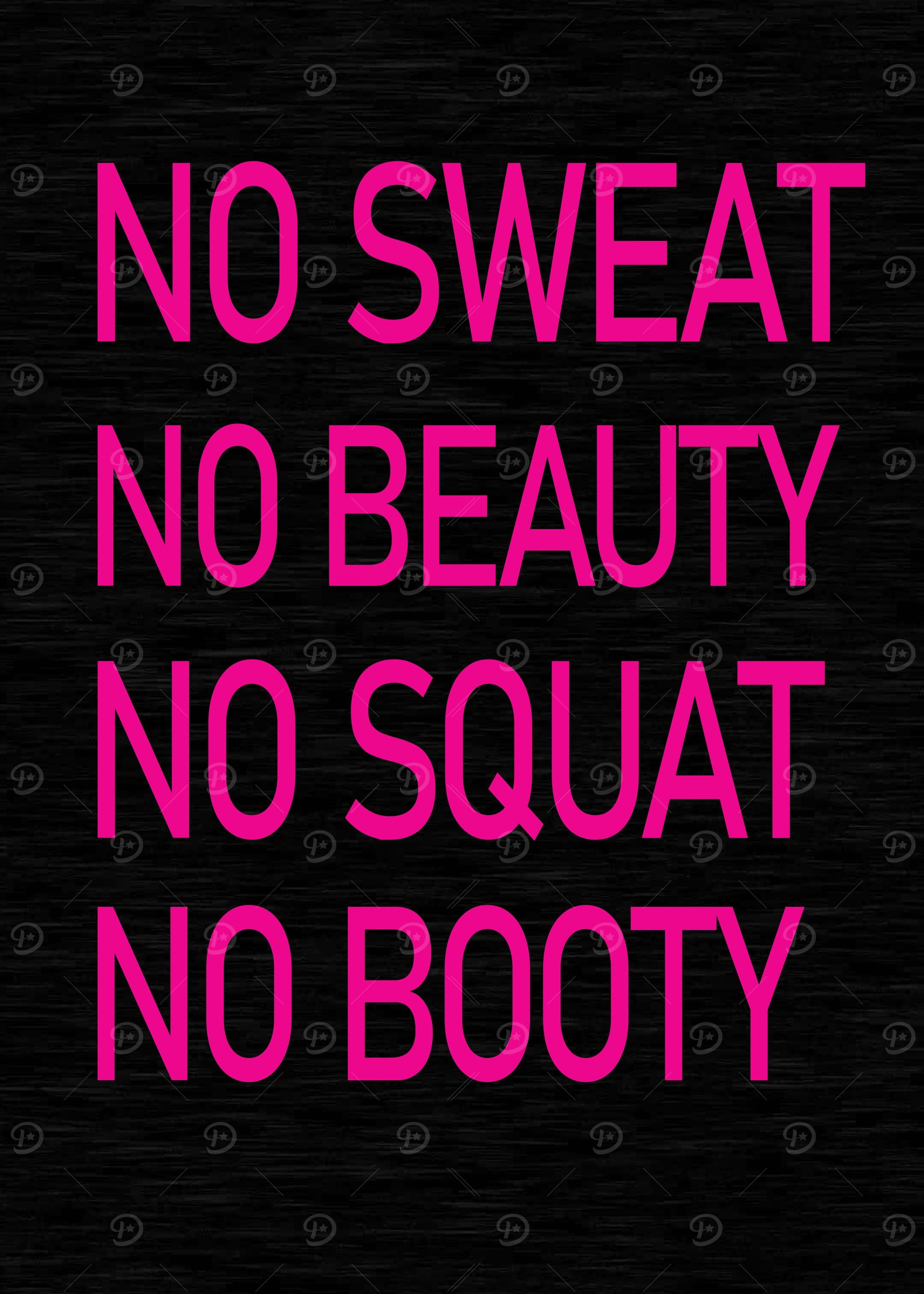 sweat beauty squat booty