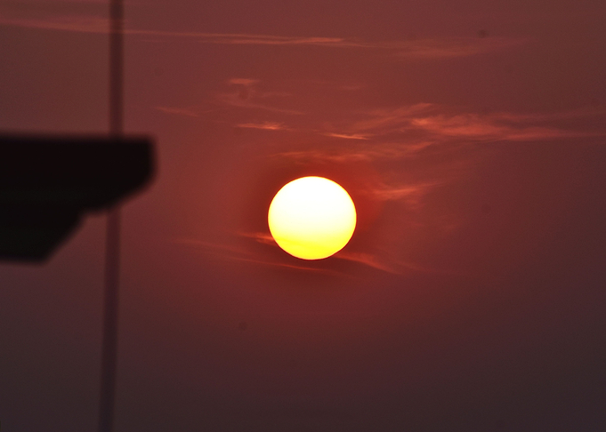 Beauty of the rising sun