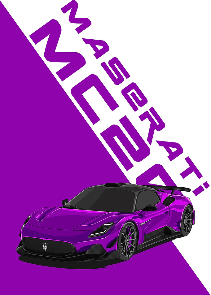 maserati mc20 violet